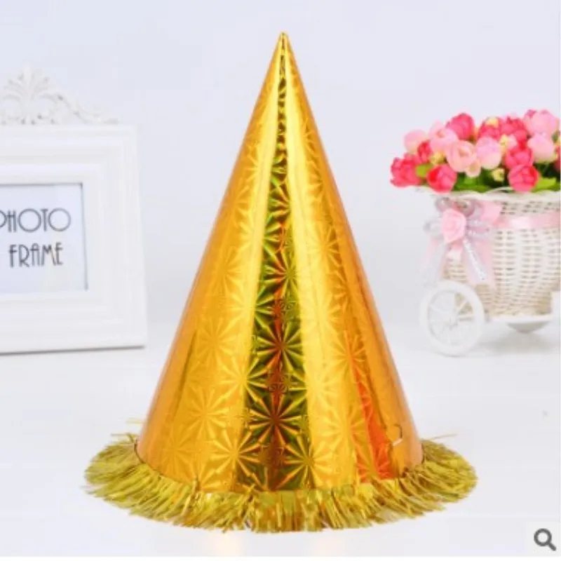 10 шт./лот День рождения Аксессуары Шляпы день шляпа Праздничная Вечеринка
