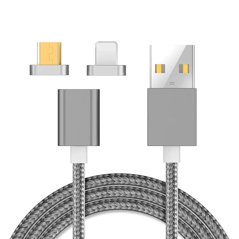 50 шт. Магнитный usb-кабель для iPhone 5, 6, 7, 8, кабель для зарядки, Магнитный зарядный кабель для samsung, Micro USB кабель и Магнитный адаптер