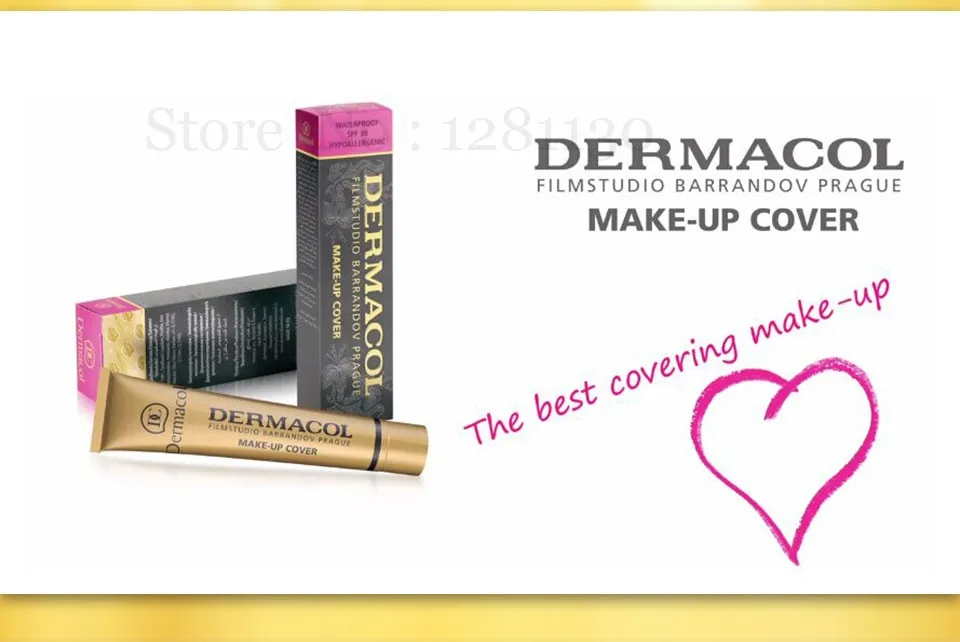 Аутентичный Dermacol основа макияж покрытие и Макияж Pro корректор для лица макияж 30 г праймер консилер крем Основа Обложка Татуировки