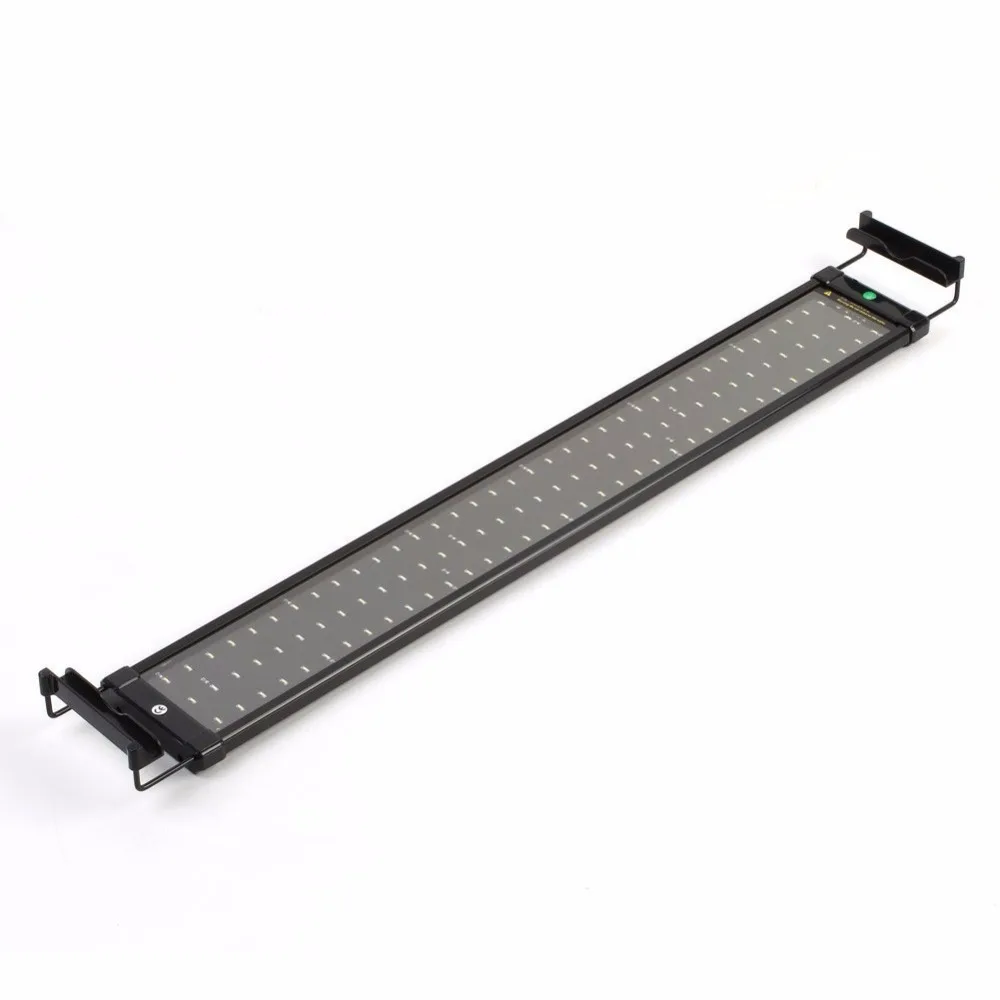 Nicrew 30-82 см 100-240 В аквариумный светодиодный светильник ing светильник для аквариума с выдвижными кронштейнами белый и синий светодиодный s подходит для аквариума