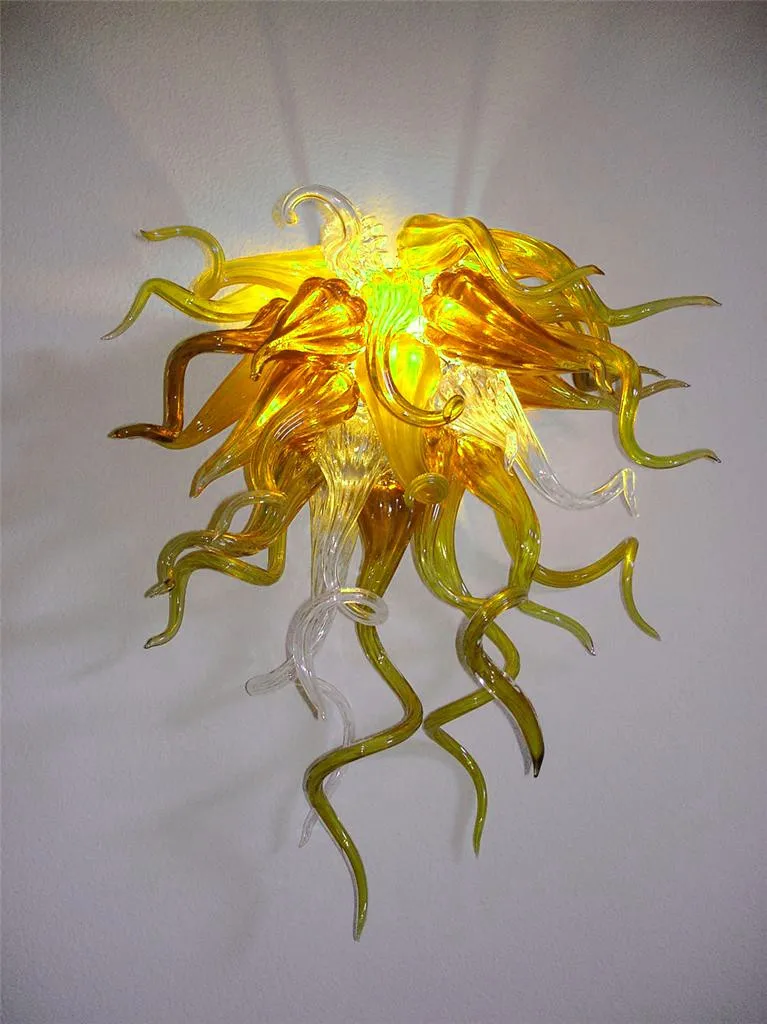 Художественный дизайн настенный светильник из дутого стекла настенные бра