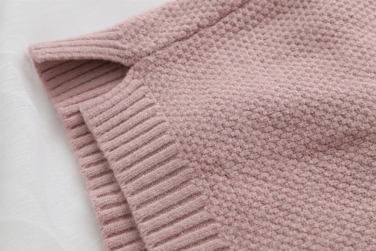 Women pullovers Autumn Winter Women Sweaters And Pullovers Plaid Thick Solid Knitting Sweater Female Loose knitwear