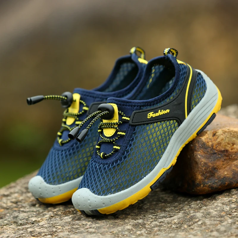 Children's boys' shoes summer breathable single net boys fashion big children's sports | Детская одежда и обувь