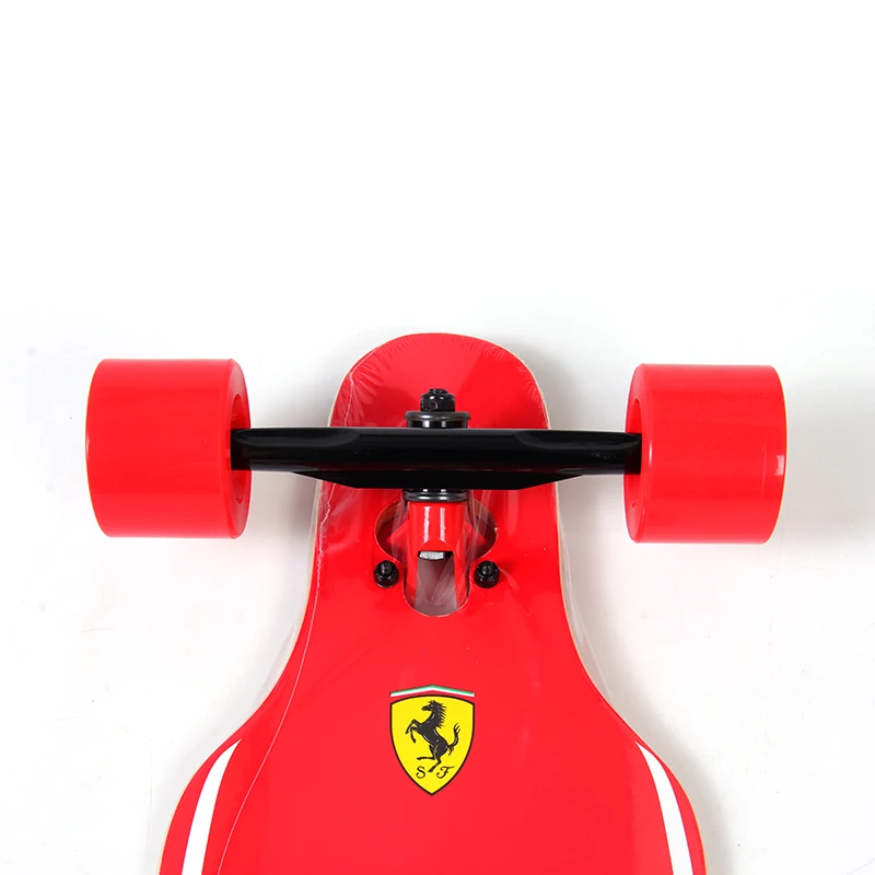 Ferrari long board one metter двойной рокер скейтборд для взрослых четырехколесный