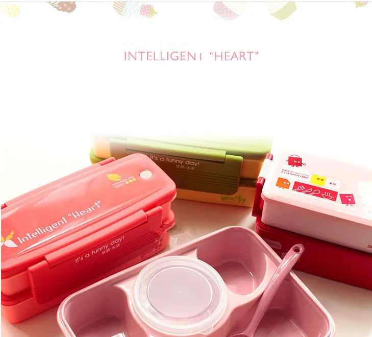 Японские милые Мультяшные детские пластиковые столовые сервизы для начальной