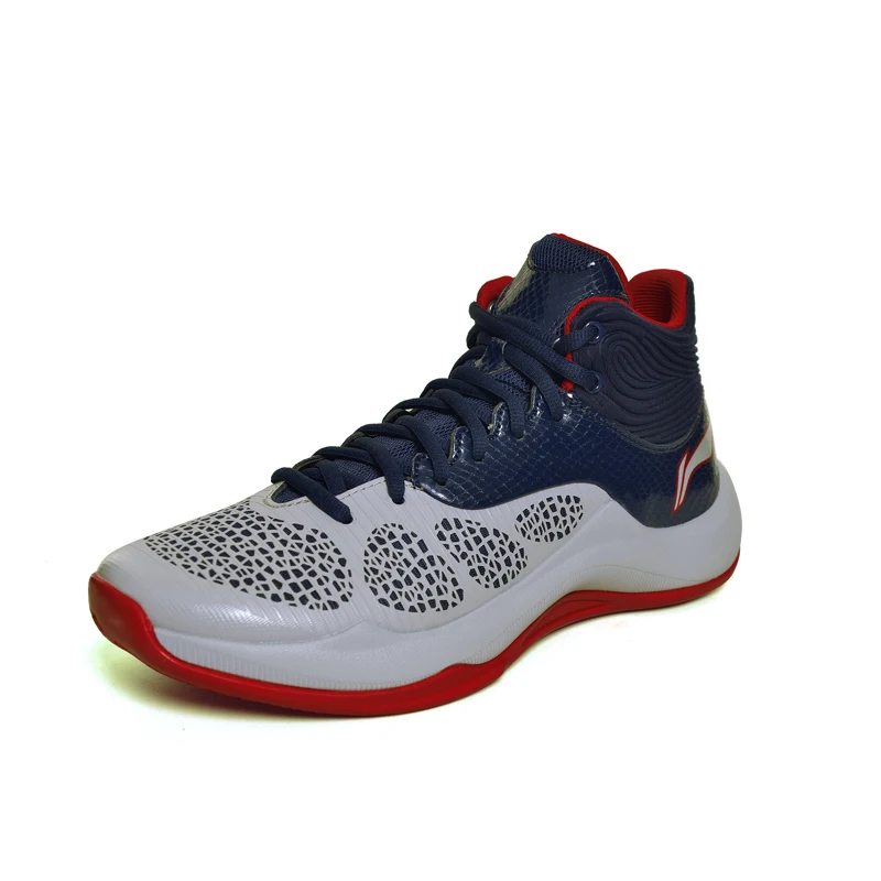 Li-Ning/мужская повседневная Баскетбольная обувь SONIC V кроссовки с подушками