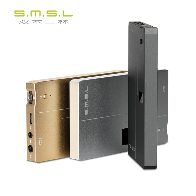 SMSL IQ USB DAC и усилитель для наушников DSD512 ESS E9018Q2C XMOS Xcore200XU208 32 бит/768 кГц HI RES oled