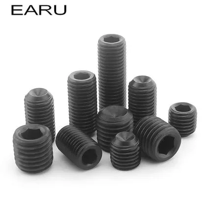 Набор винтов из нержавеющей стали 304 черная Внутренняя шестигранная Торцевая