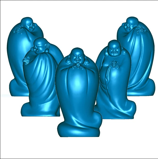 

3D FULL 3d model for cnc or 3D printers in STL file format Maitreya Buddha_1