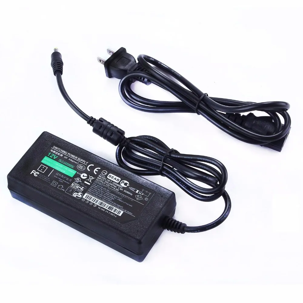 Светодиодный Питание DC 12 V 6A 72 W Мощность адаптер переменного тока 100-240 V светодиодные трансформаторы коммутации Питание для гибкий светодиодный ленты ST335