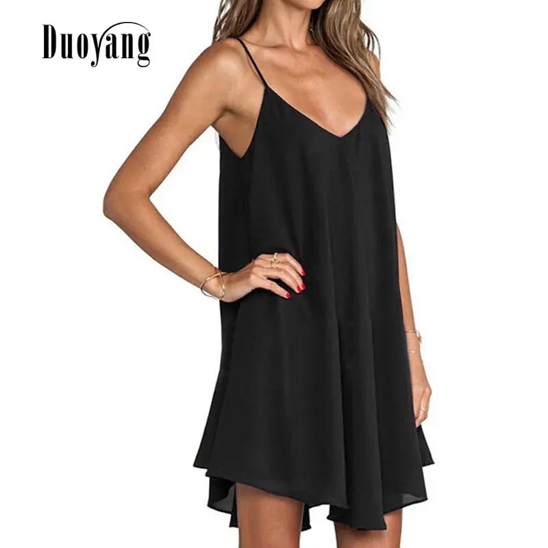 Летнее женское платье 2018 новейшее сексуальное большого размера однотонное