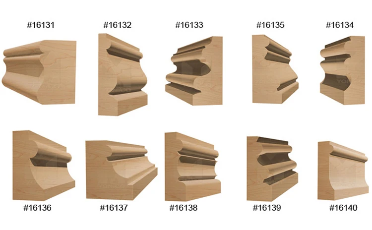 Набор фрез для деревообработки архитектурная лепка 10 бит хвостовик 1/2 дюйма