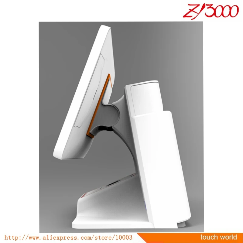 Новый запас 15 6-дюймовый сенсорный экран pos система имеет 58 мм Принтер внутри