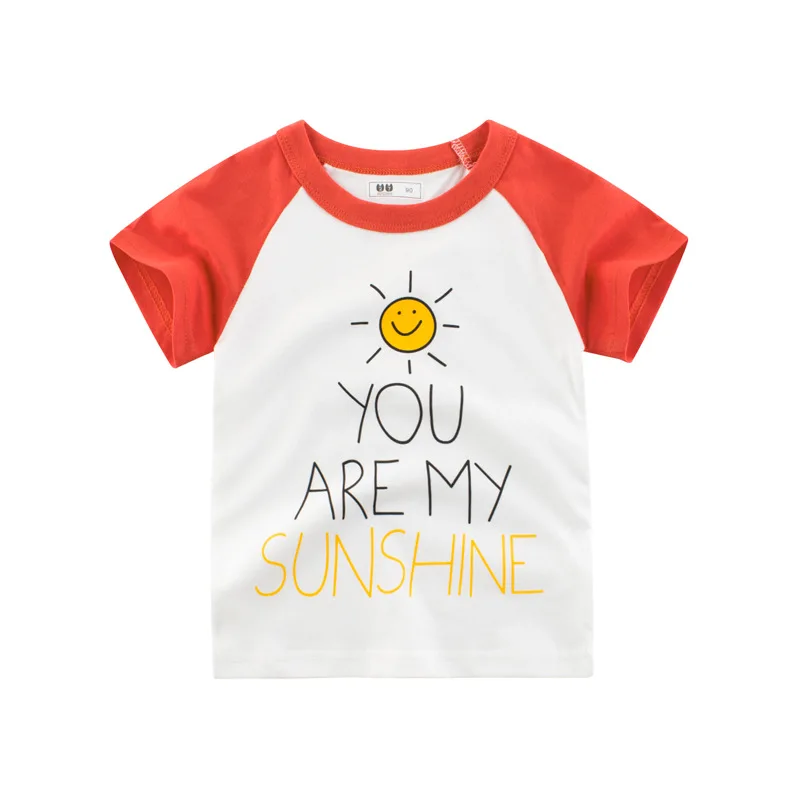 

27KIDS Children's Wear Summer 2019 Children's T-shirt Wholesale Foreign Baby Clothes Boy T-shirt Boy Half Sleeve