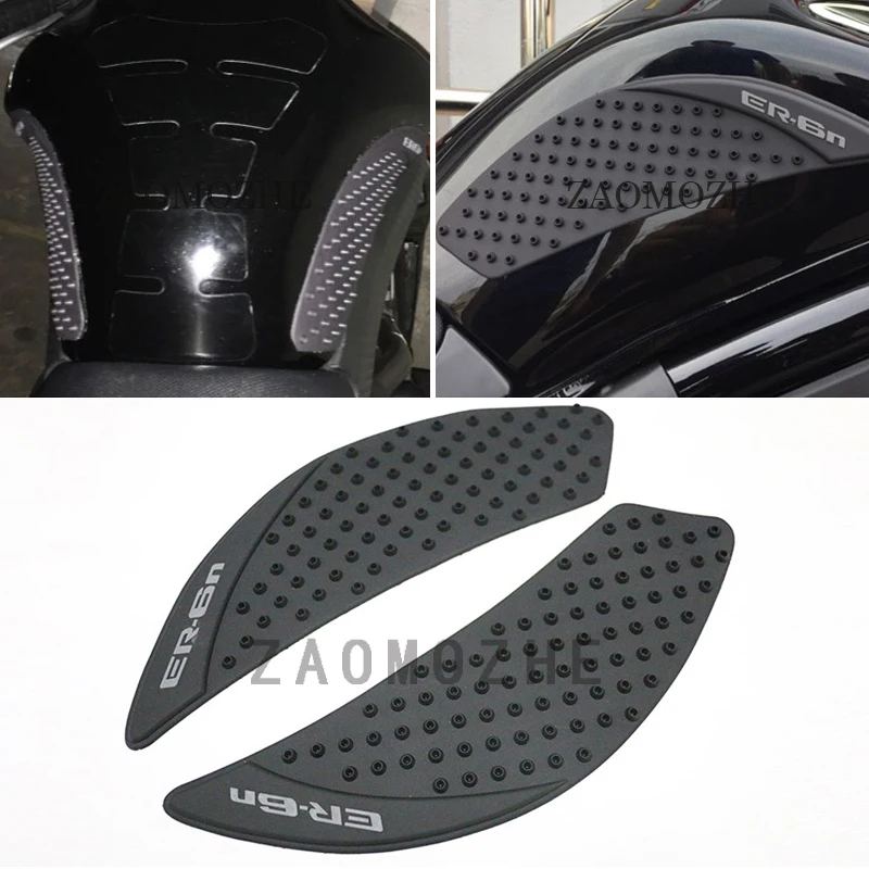 

For Kawasaki ER-6N ER6N ER 6N 2006-2015 Motorcycle Anti slip Tank Pad 3M Side Gas Knee Grip Traction Pads Protector Sticker