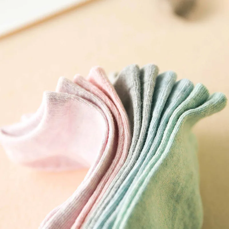 Носки короткие женские 1 пара повседневные милые дышащие хлопковые карамельных