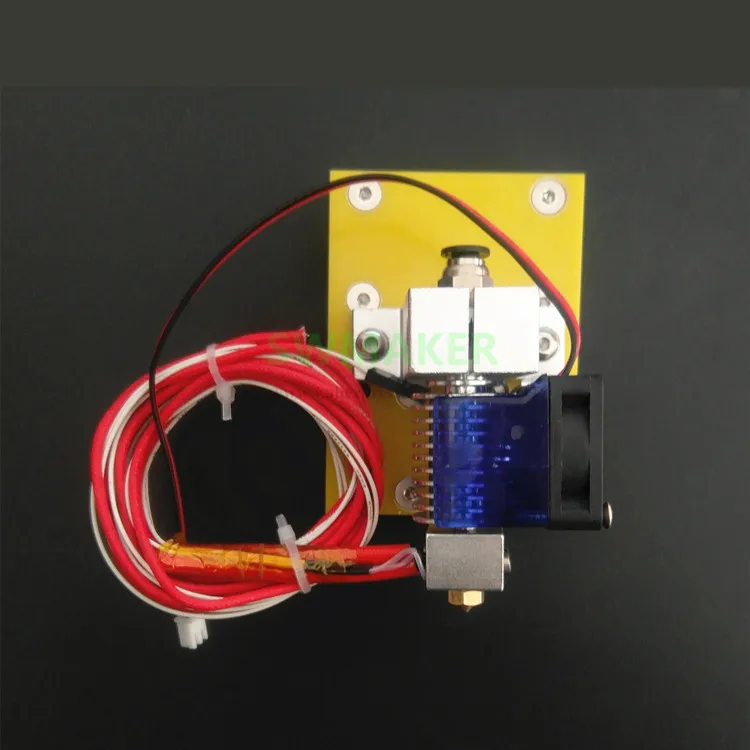 Reprap Prusa i3 3D части принтера оси X металла каретка экструдера с V6 Боуден кормления hotend из алюминиевого сплава для MK8 exturder