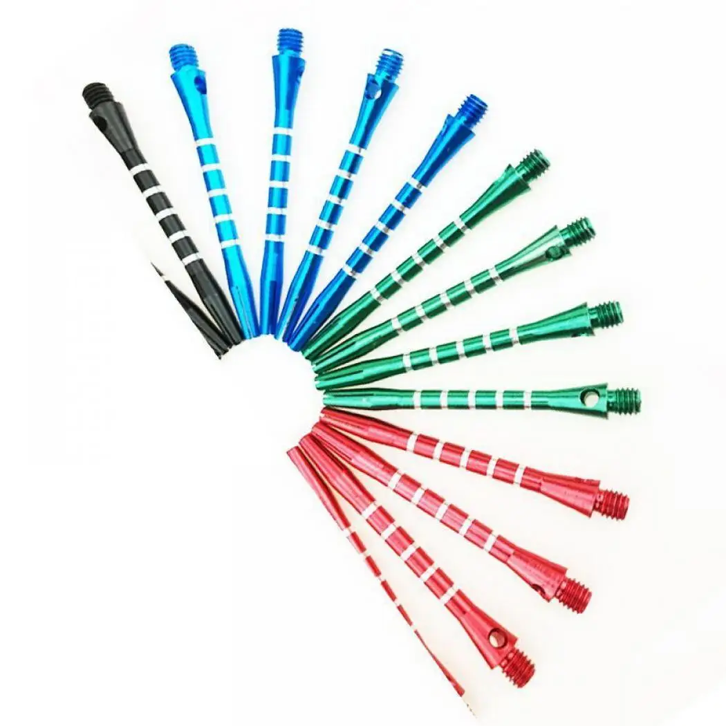 25 Pcs/Pack Mixed Color Aluminum Alloy 53mm Dart Rod Harrows 2BA Thread Game Stems 53mm/2.08inch Throwing | Спорт и развлечения