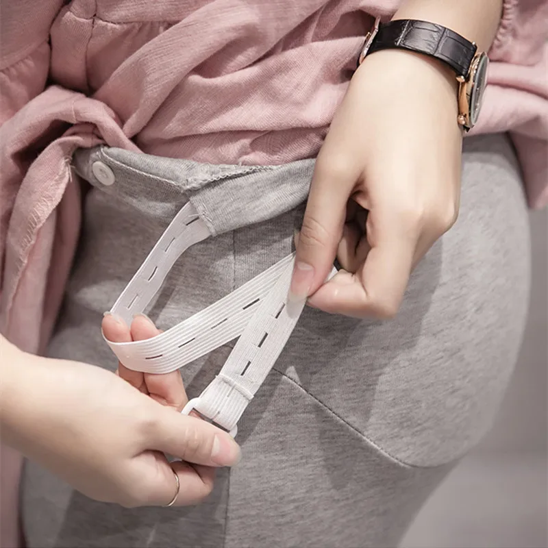 Модный тренд брюки для беременных с высокой талией Леггинсы женщин Одежда E0082 |