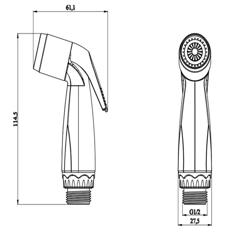 Bidets персональный ручной душ насадка для душа Душ Туалет Биде Спрей мыть