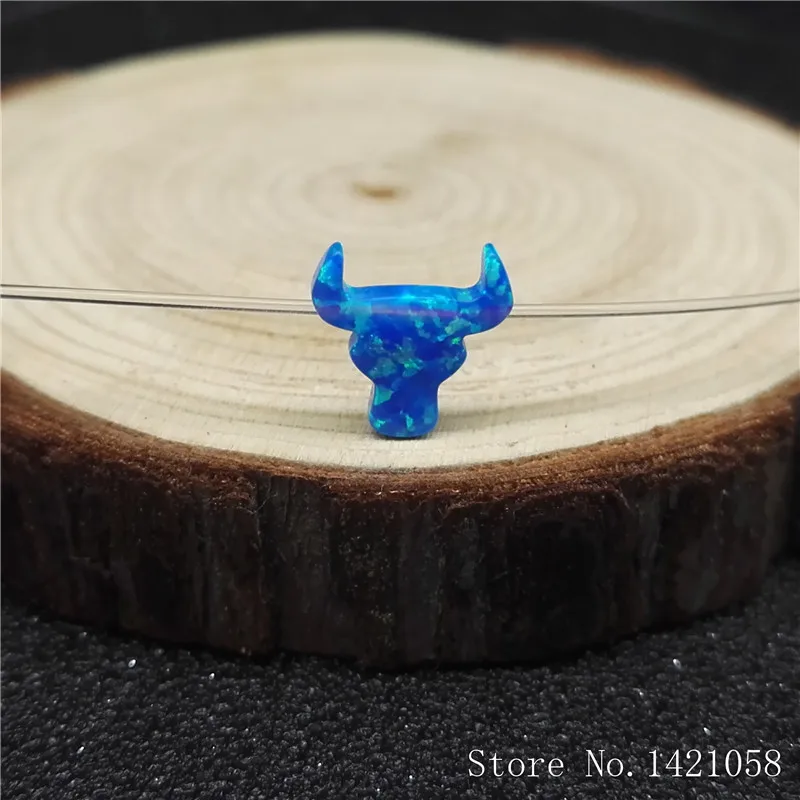 Blue Bull Синтетический опал колье 37+ 5 см прозрачная Рыбная нить регулируемое опаловое ожерелье опал Хамса опал ожерелье - Окраска металла: Blue Bull