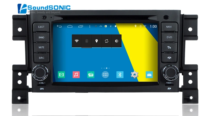 Для Suzuki Grand Vitara 2005 2006 2007 2008 2009 2010 Android 4.4.4 2 DIN Стерео DVD GPS аудио-видео плеер +