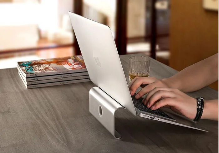 Бесплатная доставка алюминиевая подставка для ноутбука Подставка планшета MacBook