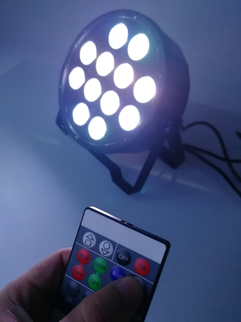 4 шт./лот пульт дистанционного управления 12x12 Вт led par ОСВЕЩЕНИЕ dmx512 большой