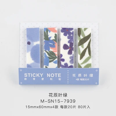 Милый цветок стекло Геометрическая рамка N Times Sticky Notes Escolar Papelaria наклейка-закладка для школьных принадлежностей - Color: 12