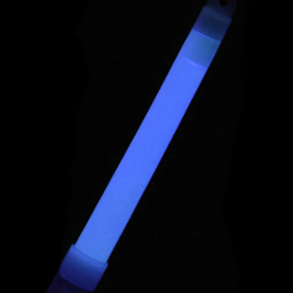 blue 6 дюймов промышленные светящиеся палочки вечерние для кемпинга аварийные огни светящиеся химические флюоресцентные подвесные украшения - Цвет: blue