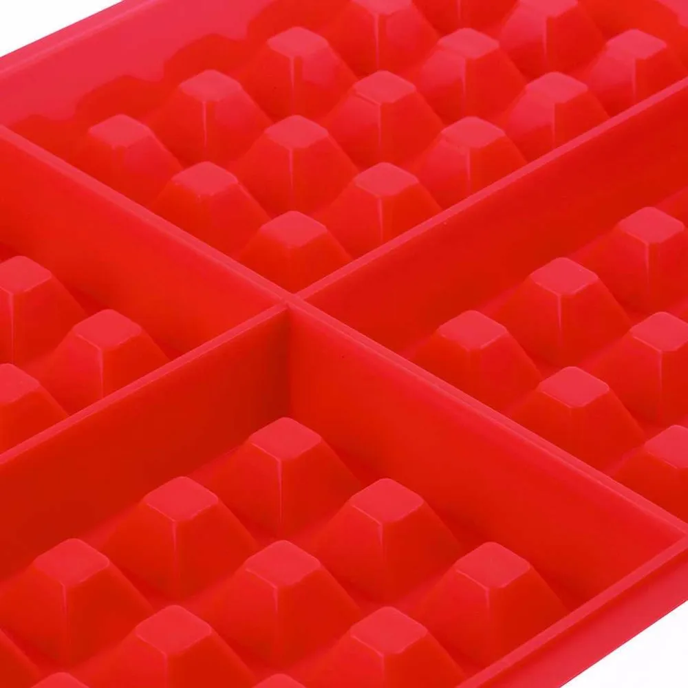 Eco-Friendly Safety 4-Cavity Waffles Cake Chocolate Pan Silicone Mold Baking Mould Bakeware Kitchen Baking& Pastry Tools