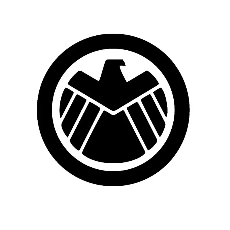 9x9 см Мстители эмблема щита автомобиля виниловый стикер на окно фильм Marvel логотип супергероя Декор Авто съемные настенные наклейки настенные CA02