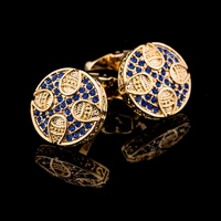 kflk cufflinks for mens shirt bottons brass stamping wedding cufflinks high quality russia hot jewelry