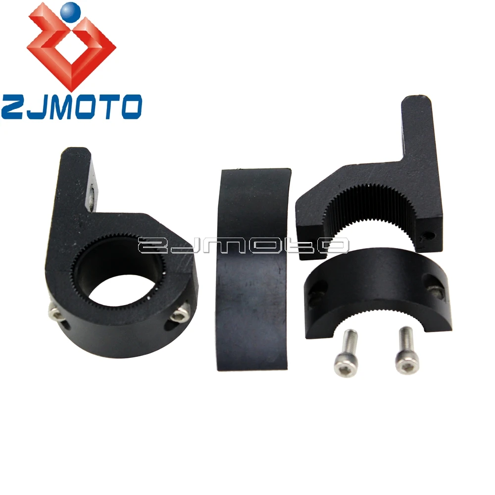 Универсальный мотоциклетный светильник поворота 28 мм зажимы для бара черные