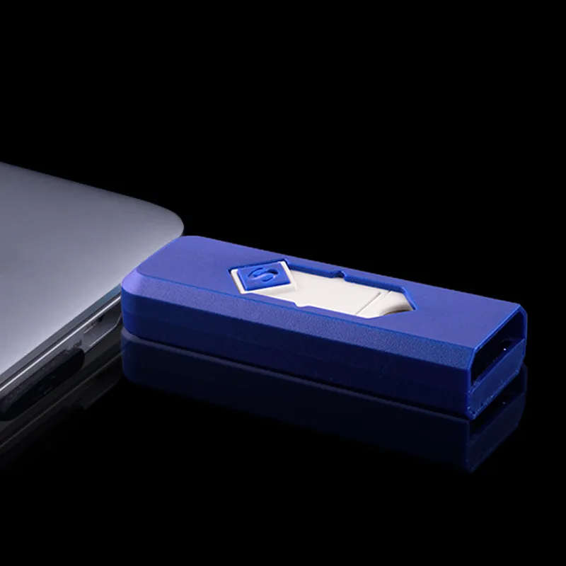 1 шт. ветрозащитная Милая Подарочная бездымного Беспламенного USB Зажигалка для