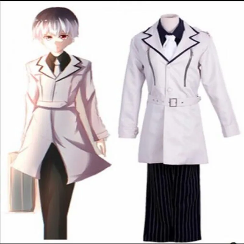 Токийский Гуль косплей Yonebayashi Saiko Kaneki Ken Haise Sasaki костюмы белые вечерние на Хэллоуин