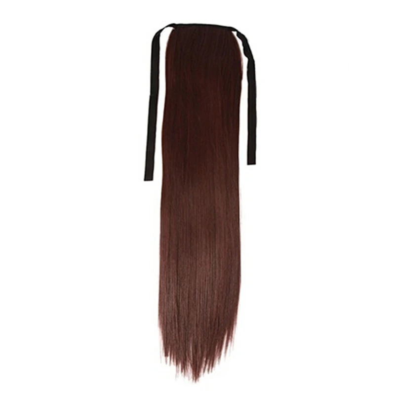 

Long Straight Clip In Synthetic Hair Ponytail Women's Heat Resistance Hairpiece Accessories Women Wig