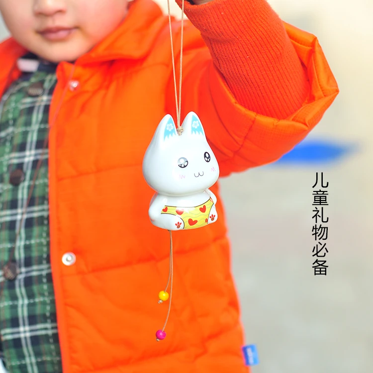 Китайская керамическая солнечная кукла ветряные колокольчики праздничный