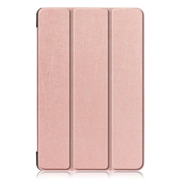 rose gold Умный однотонный Тонкий Магнитный откидной Чехол для samsung Galaxy Tab A, 10,1 дюймов,, подставка, чехол для планшета, для samsung SMT510, SM-T515, Funda - Цвет: rose gold
