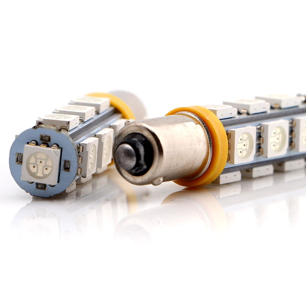 2 шт./лот BA9S 5050 13 SMD 12V 24V DC подсветка карты T4W T11 16111 16113 1895 автомобиля 13led интерьерные
