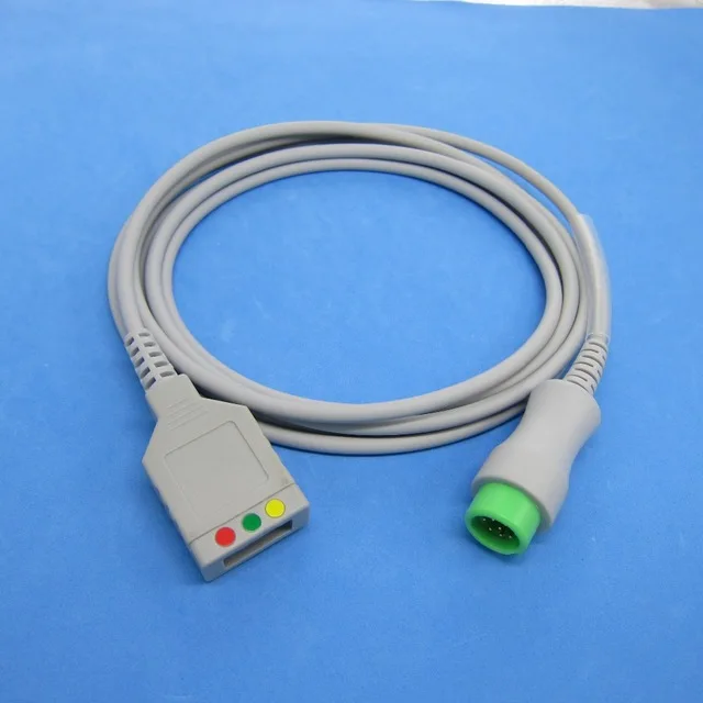 Для нового магистрального кабеля Mindray T5 T6 T8 12 контактов ecg 3-lead 5 lead с 1K ohm Резистор