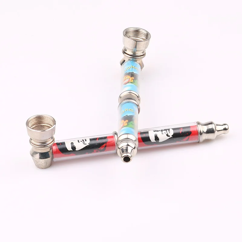 Spring Smoke Pipe Jamaica Rasta Tobacco Smoking Pipes Gift Detectors Grinder Hookah With Metal Screen | Дом и сад