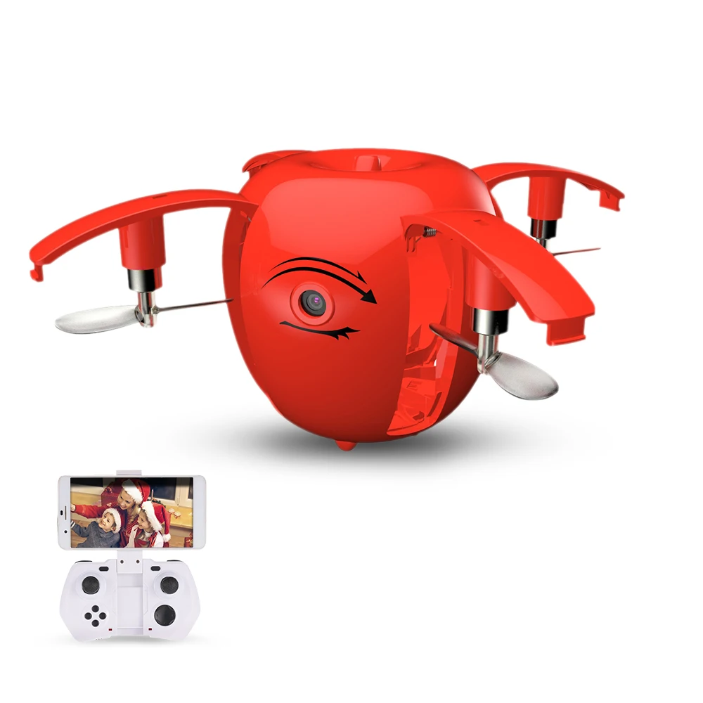 Оригинальный Радиоуправляемый вертолет Apple Дрон RC130W с камерой 720 P Wi Fi FPV складной