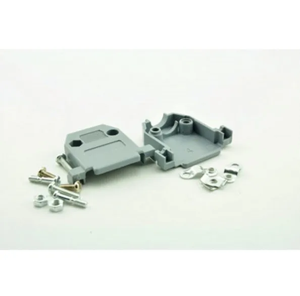 10 комплектов VGA D-Sub два ряда 15 Pin DIY Женский + корпус пластиковый адаптер расширение