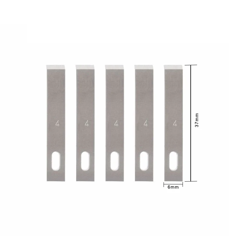 4 #5 шт стальные лезвия рабочий Деревянный инструмент для ручной резьбы резак