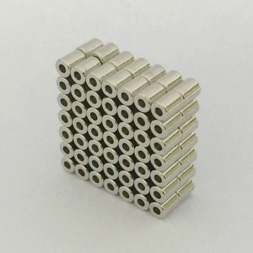 50 шт. dia3.9x5.2мм с отверстием dia1.8mm Супер мощное сильное редкоземельное кольцо