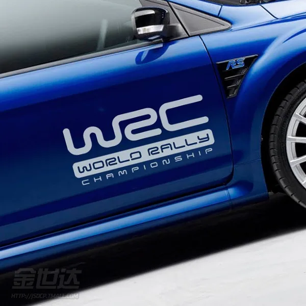 

1 Pair Car personalized Car Stickers wrc Car Stickers swervers fox reflective Car Stickers