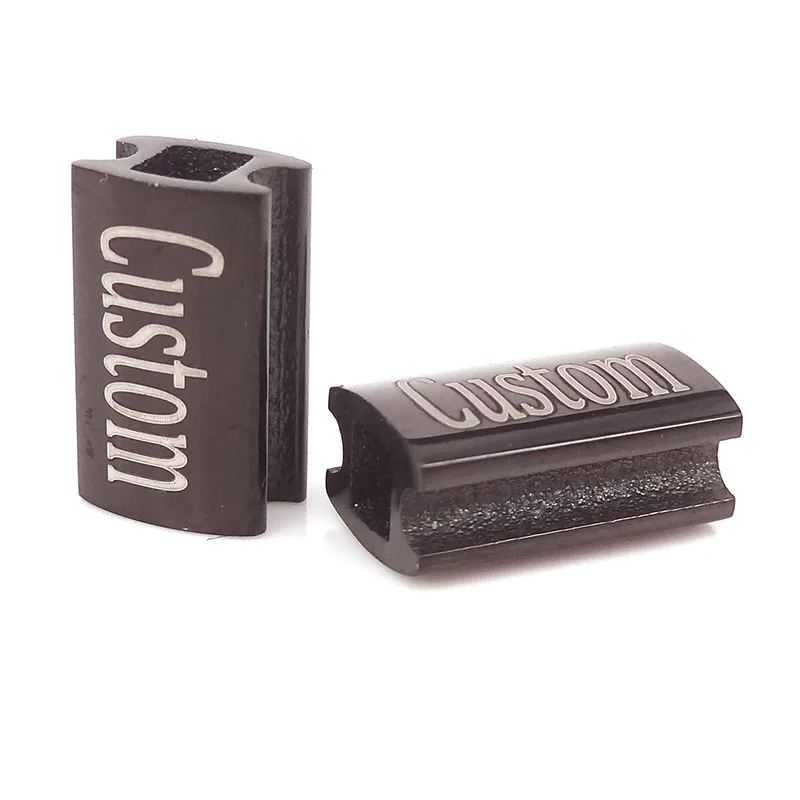 Black A Engrave Logo Заказной прямоугольник бисер с логотипом, клиент гравировка бисера Fit браслет на заказ ювелирные изделия DIY нержавеющая сталь застежка бусины 4 цвета - Цвет: Black A Engrave Logo