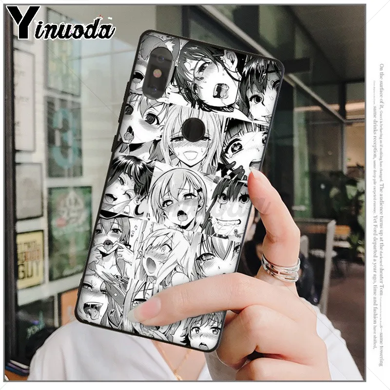 Yinuoda аниме девушка мультфильм Япония милые лица DIY Роскошный чехол для телефона для Xiao mi Red mi 5 5Plus Note4 4X Note5 6A mi 6 mi x2 mi x2S