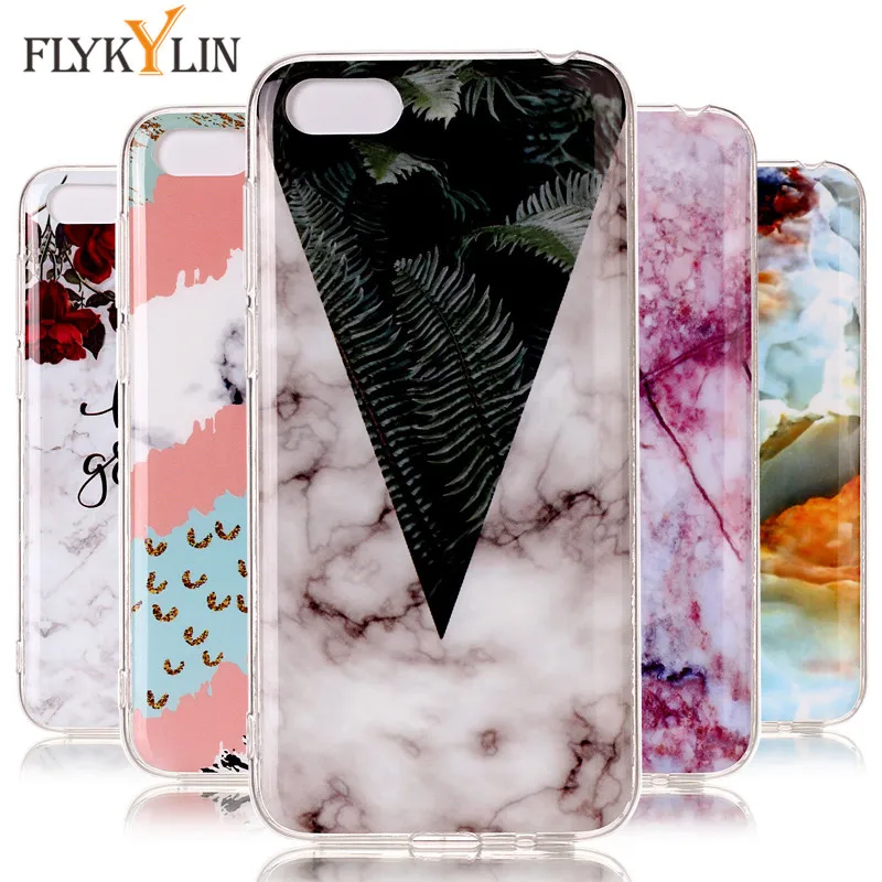 FLYKYLIN чехол для Coque Huawei Honor 7A DUA L22 5 45 дюйма мраморный камень мягкая задняя крышка из